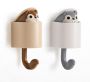 2PIECES Creative Squirrel Cute Key Holder Mount Keychain Command Hooks
