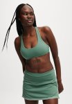 Cotton On Ultra Soft Curved Hem Crop - Emerald Forest