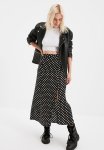Polka Dot Skirt - Black