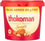 Peanut Butter Smooth 400G+80G Free 480 G