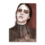 Sugar Rush Rust Art Print - A4