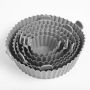 Silicone Air Fryer Liners Pot Reusable Food Grade Baking Basket Bowl - 6 Piece