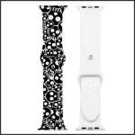 Kd Silicone Apple Watch Strap For 38 40MM S m – Skull