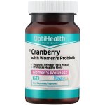 OptiHealth Cranberry With Womens Probiotic 60 Vegi Capsules
