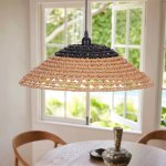 Havana Two - Tone Woven Pendant Light