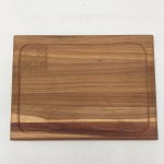 An Awesome Carved Hardwood Cutting Carving Board Steak Board With A Juice Groove