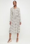Polo Wmn Rebecca Long Sleeve Printed Dress - Off White