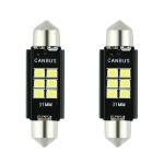 Zs - 31MM Roof 6 LED Canbus Black - Set