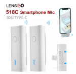 Lensgo 518C Wireless Lavalier Microphone For Video Recording