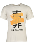 Printed White T-Shirt - L White
