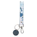 But Seek First The Kingdom Of God Key Ring With Metal Charm Leather Fine Binding