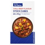 No Name Chilli Beef Flavour Stock Cubes 24 Pack