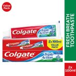 Colgate Tpaste Triple Action 2X100ML