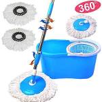Rotating 360 Spin Mop And Plastic Bucket Set
