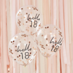Hello 18" Confetti Balloons