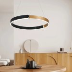 Aurex Halo Pendant - Black And Gold