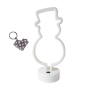 B-22 USB Dc Cable Or Battery Operated Yeti Neon Lamp With Base & Keyring