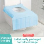Disposable Toilet Mat Waterproof Thickened Travel Hotel Supplies Portable Individually Packaged For Maternity Confinement Home U