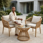 Outdoor 3-PIECE Patio Seating Set