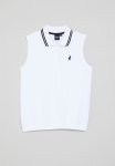 Polo Girls Gianna Sleeveless Golfer - White