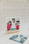 Square Acrylic Photo Block - Black & White