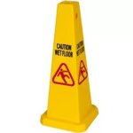 Wet Floor Sign Cone - 91CM High