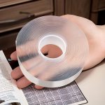 Extra Strong Double-sided Nano Tape 100.0-300.0 Cm Transparent & Removable Waterproof - Essential Home Adhesive