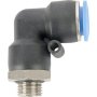 Elbow W/o-ring 12MM-1/4 M Pu Hose Fitting