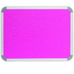 Parrot Notice Board Info Board Aluminium Frame 1200 X 900MM Pink