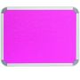 Parrot Notice Board Info Board Aluminium Frame 1200 X 900MM Pink