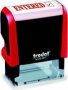 4911 S-printy Stock Text Stamp - Entered Red Ink