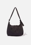 Alex Knotted Slouchy Tote - Black