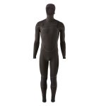 Mens R3 Yulex Fz Hooded Full Suit - Black Lt
