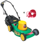 Executive 2600W 2-IN-1 Mulch/catch With 30M Cable Electric Lawn Mower