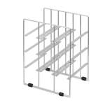 Pilare Wine Rack For 9 Bottles - Matt Nickel-plated Steel