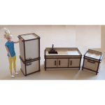 Barbie Kitchen - Complete Kitchen