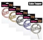 Cake Topper-happy Birthday 1PC Round Marketplace Brits Bros