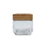 Sq Jar W wdn Lid 780 Ml