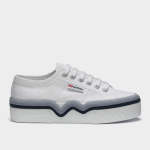 Superga Womens Canvas 2740 Liquify Stripes _ 180705 _ White - 7 White