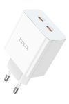 Hoco C108A Fast Charge Dual Type-c Wall Charger PD35W