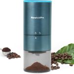 Newlukpro Electric Conical Burr Coffee Grinder Compact Portable Stainless Steel Core Coffee Mill Adjustable Fast Cafe Grind Auto