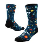 Versus Space Venture Active Crew Socks - 8-12 Space Venture