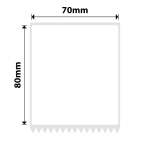 NB549 - - K3 Only - 70X80MM - 360 White Labels