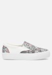 Madison Floral Sneaker - Black