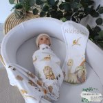 Wrap Set Swaddle Set Beige Dino Dinosaur Love In Desert Story