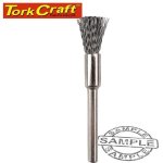 Tork Craft MINI Carbon Steel Brush 5.0MM End 2.4MM Shank TC08360