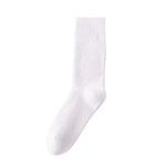 Autism Resources Seamless Cushioned Crew Socks Size 8 - 11 - White