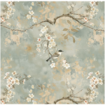 Printed Runner Studio Floral Bird