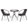 Fine Living 3-PIECE Bistro Set Mocha