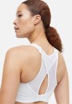 Drymove High Support Sports Bra - White